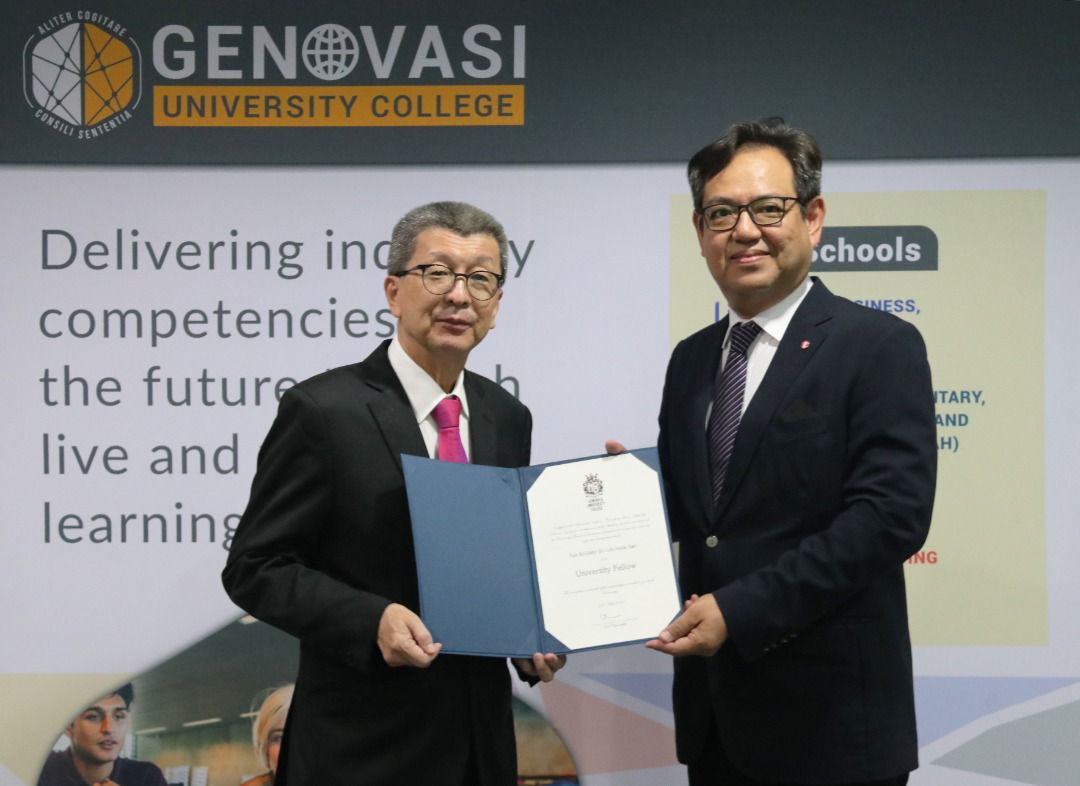 林福山获颁授荣誉院士