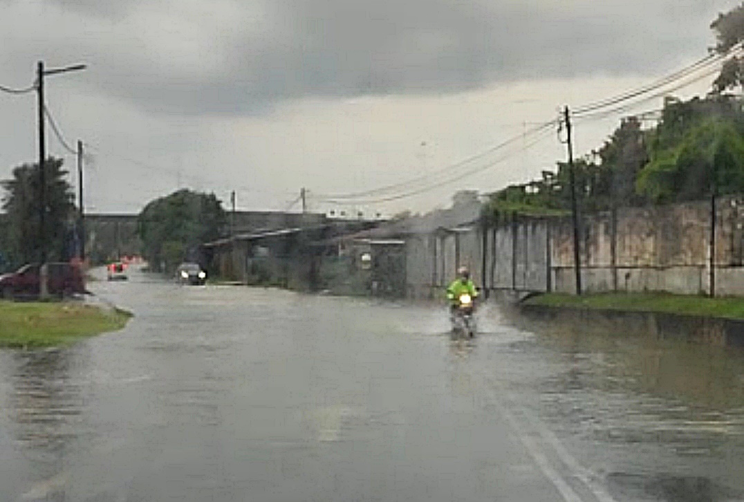 柔：古来通新港路段再次一雨成灾