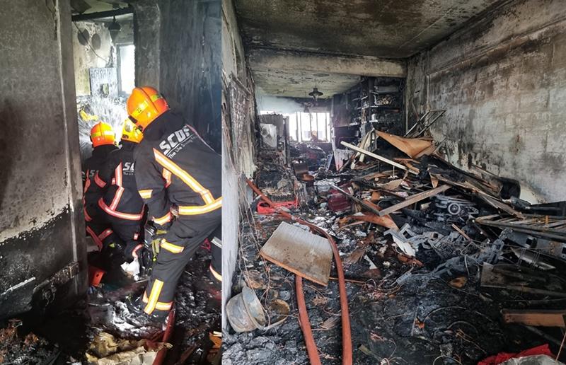 狮城1组屋火患3人亡包括3岁女童