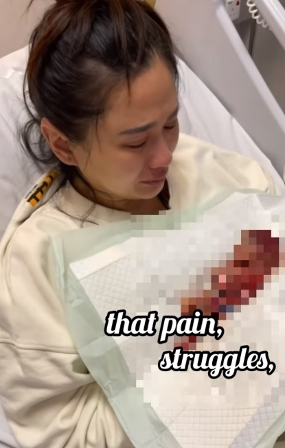 王淑君怀胎5个月流产  喊话无缘女儿：很想你