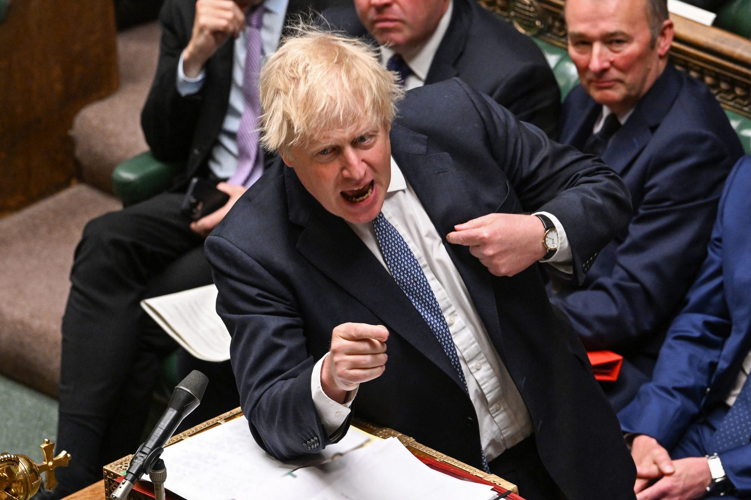 看世界两图）派对门独立调查报告公开 约翰逊再道歉但拒辞职