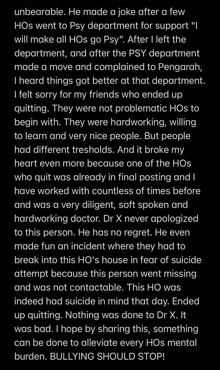 网爆“X医生”精神霸凌实习医生·“他逼得实习医生差点自杀”