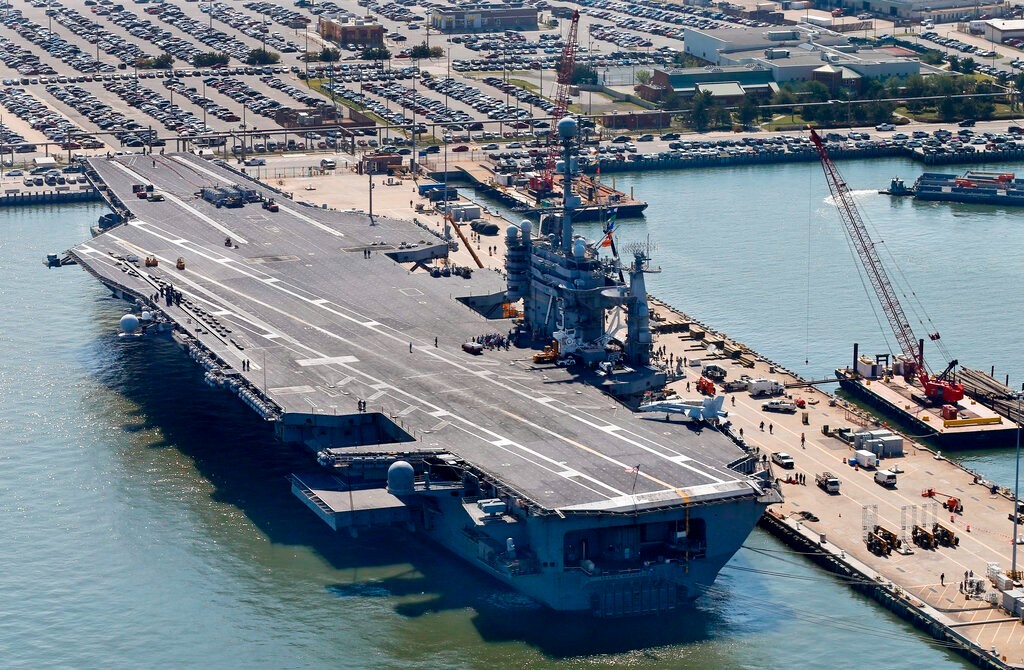 舰上自杀事件频发 逾200水兵离开航母