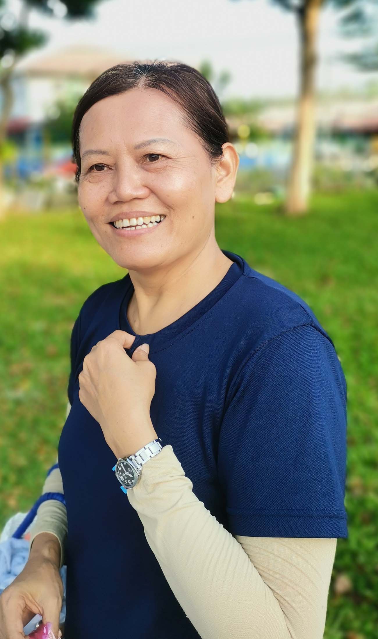 霹:健美操团队感谢张宇晨拨款扩展场地