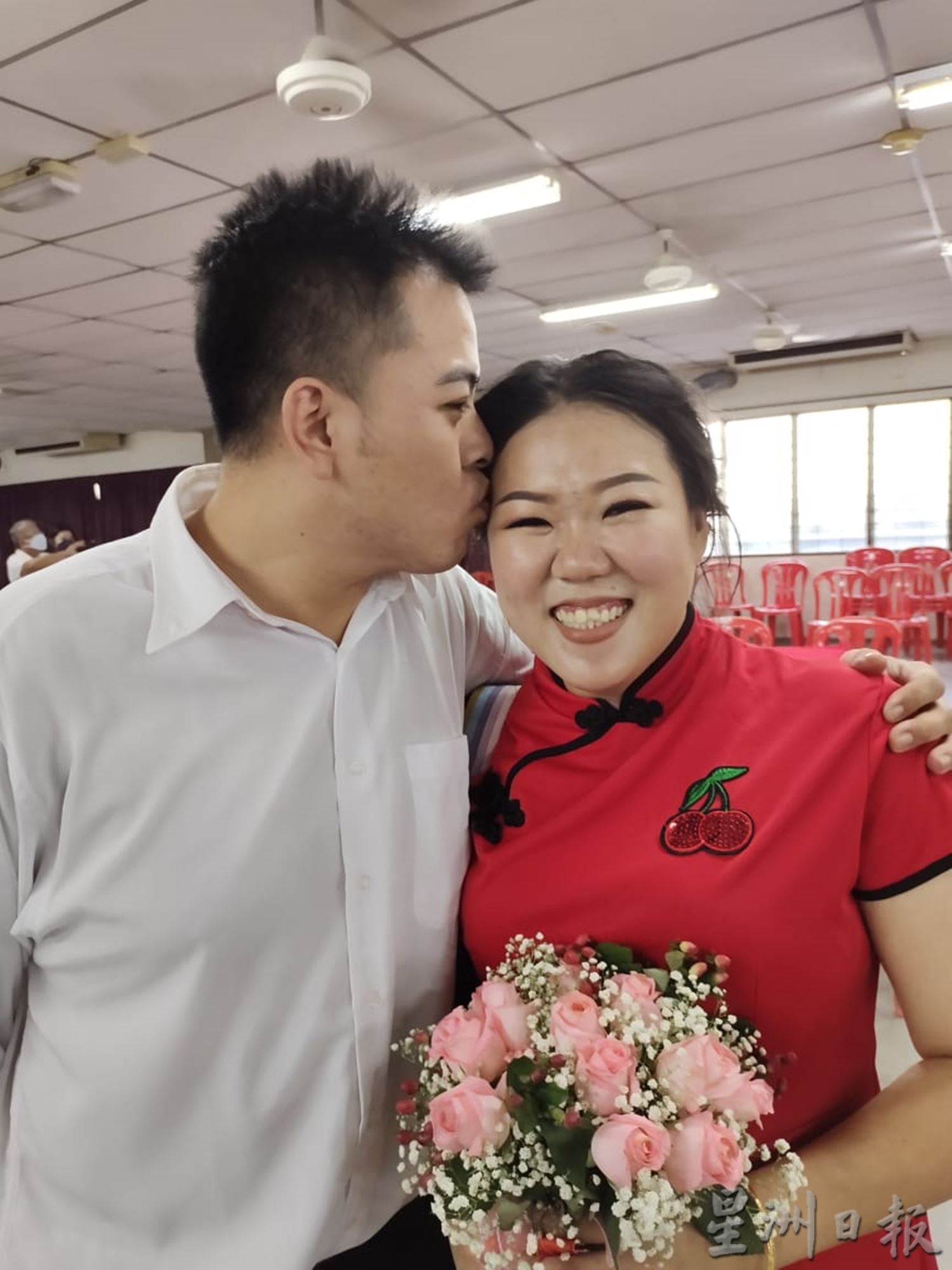 (大北马)520集体注册结婚/大山脚紫济阁16对新人注册结婚