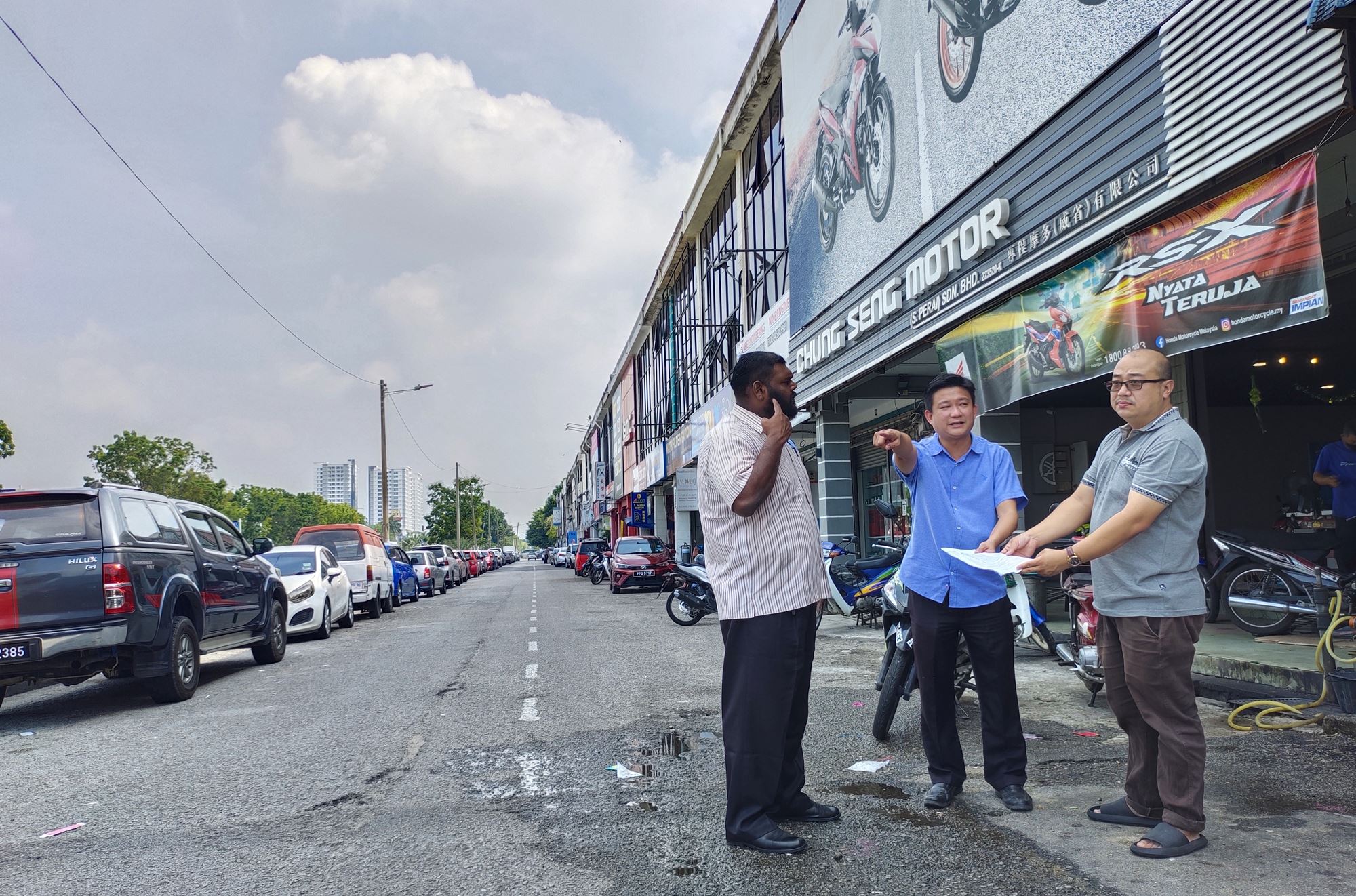 （大北马）店屋业主与租户没达成共识、反馈极少，茵碧安丽雅店屋前问题无法跟进