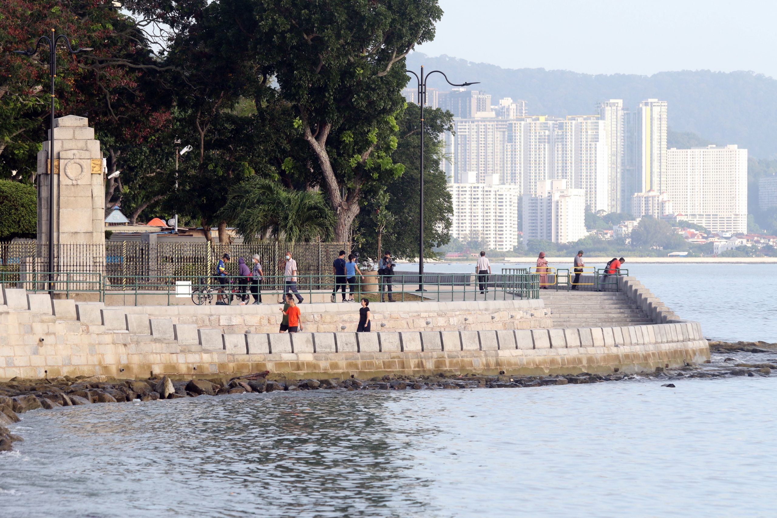 (大北马)旧关仔角海堤围墙和走道完成提升 成休闲好去处