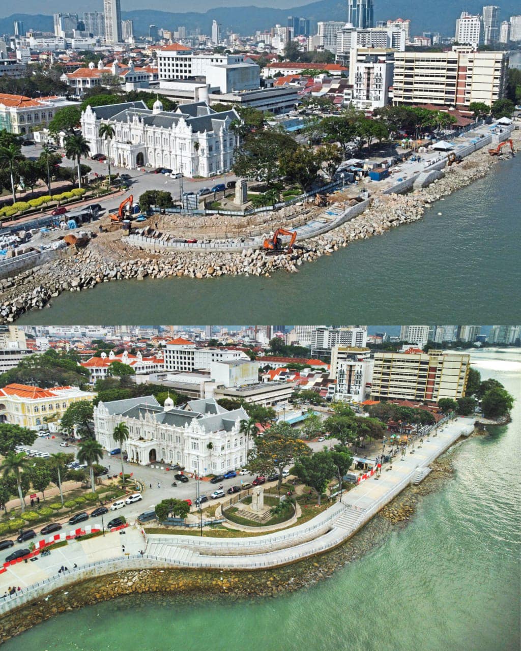 (大北马)旧关仔角海堤围墙和走道完成提升 成休闲好去处