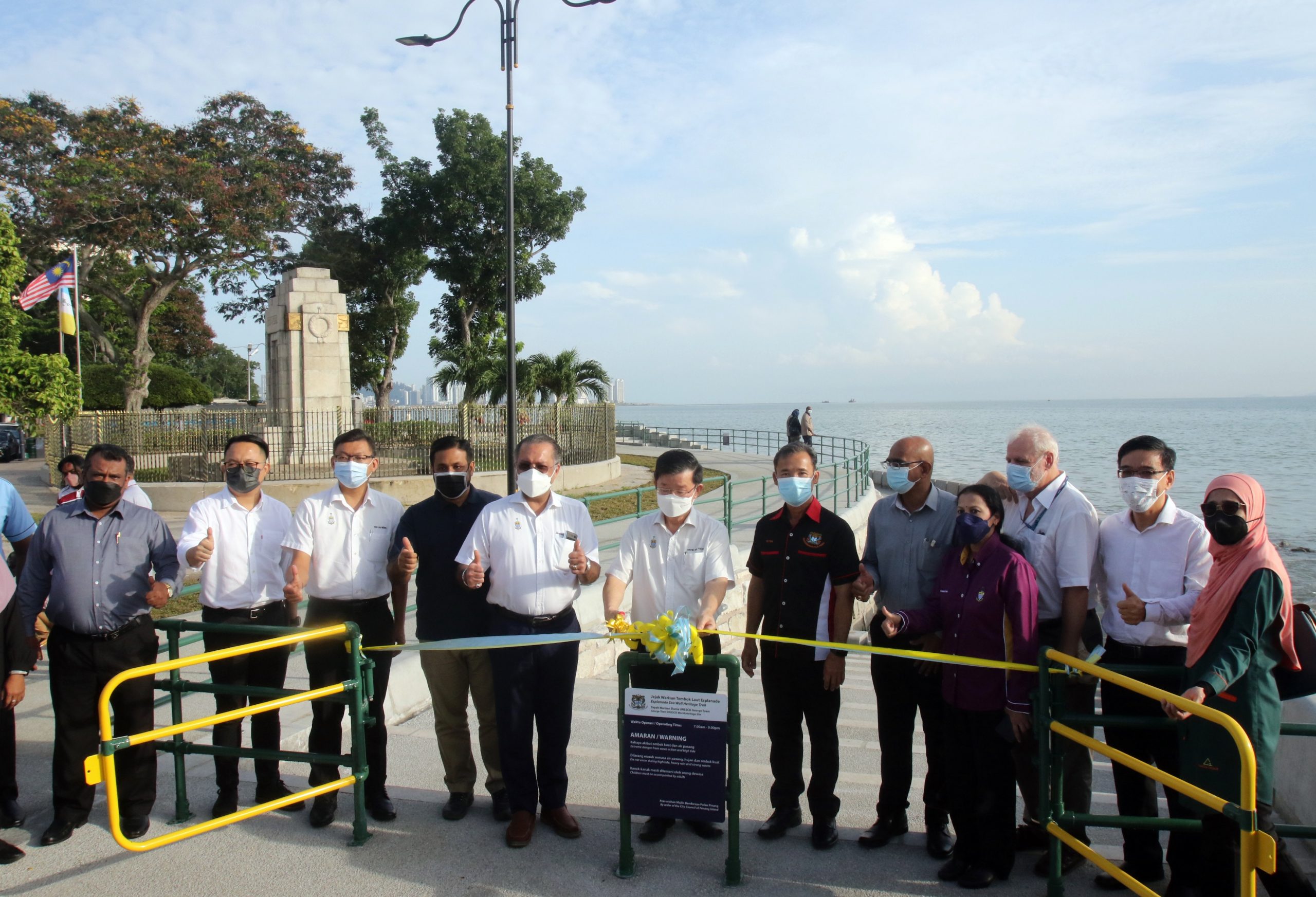 (大北马)旧关仔角海堤围墙和走道完成提升 成休闲好去处