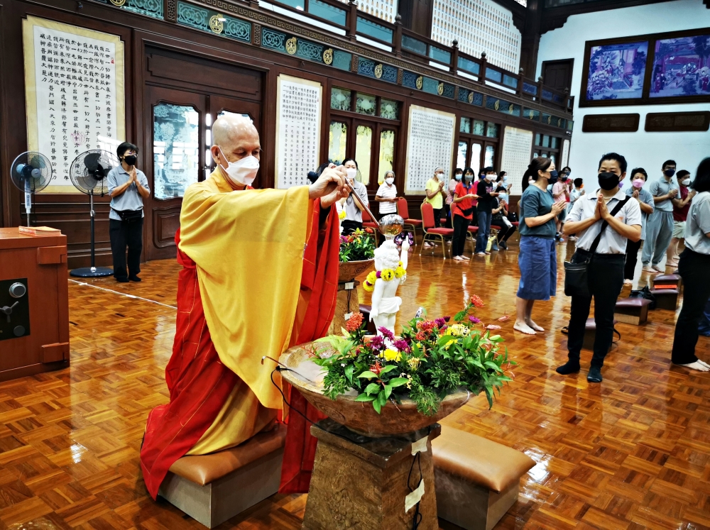 (大北马)檀香寺浴佛仪式