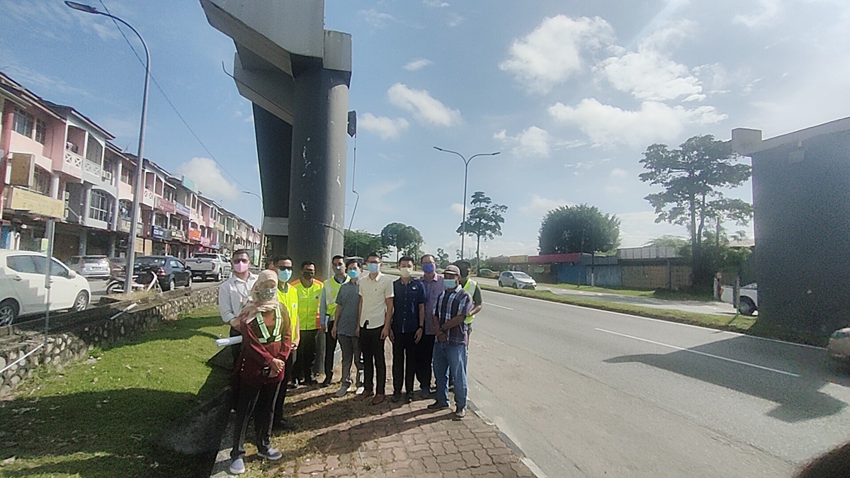 （已签发）柔：士乃大马花园行人天桥撞毁近两年，将花费170万以飞机模型设计重现