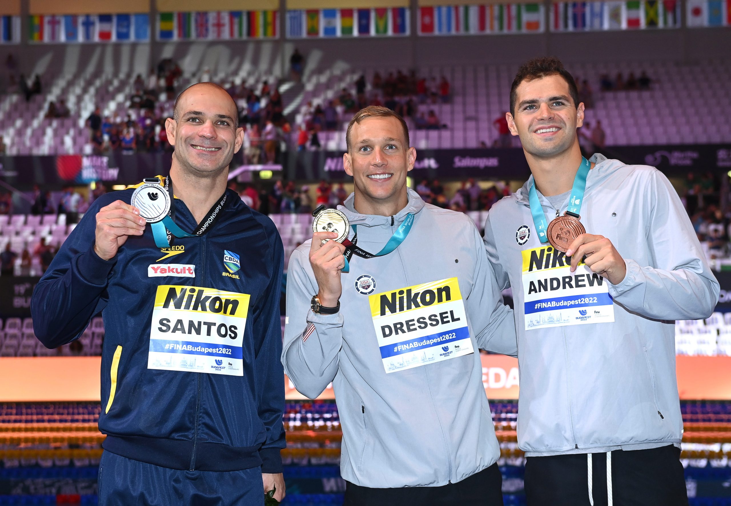 2022年世界水上锦标赛| 桑托斯成最老奖牌者 德雷斯尔累积第15金