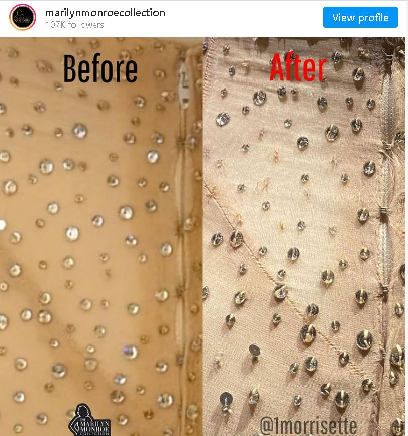 ​金卡黛珊没穿损玛丽莲梦露礼服？ 博物馆帮撇清被打脸