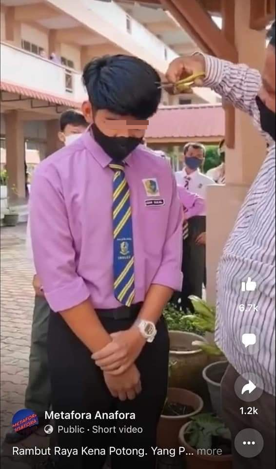 “孩子头发长应请理发师来校剪”·教师反击：你以为你孩子是王？