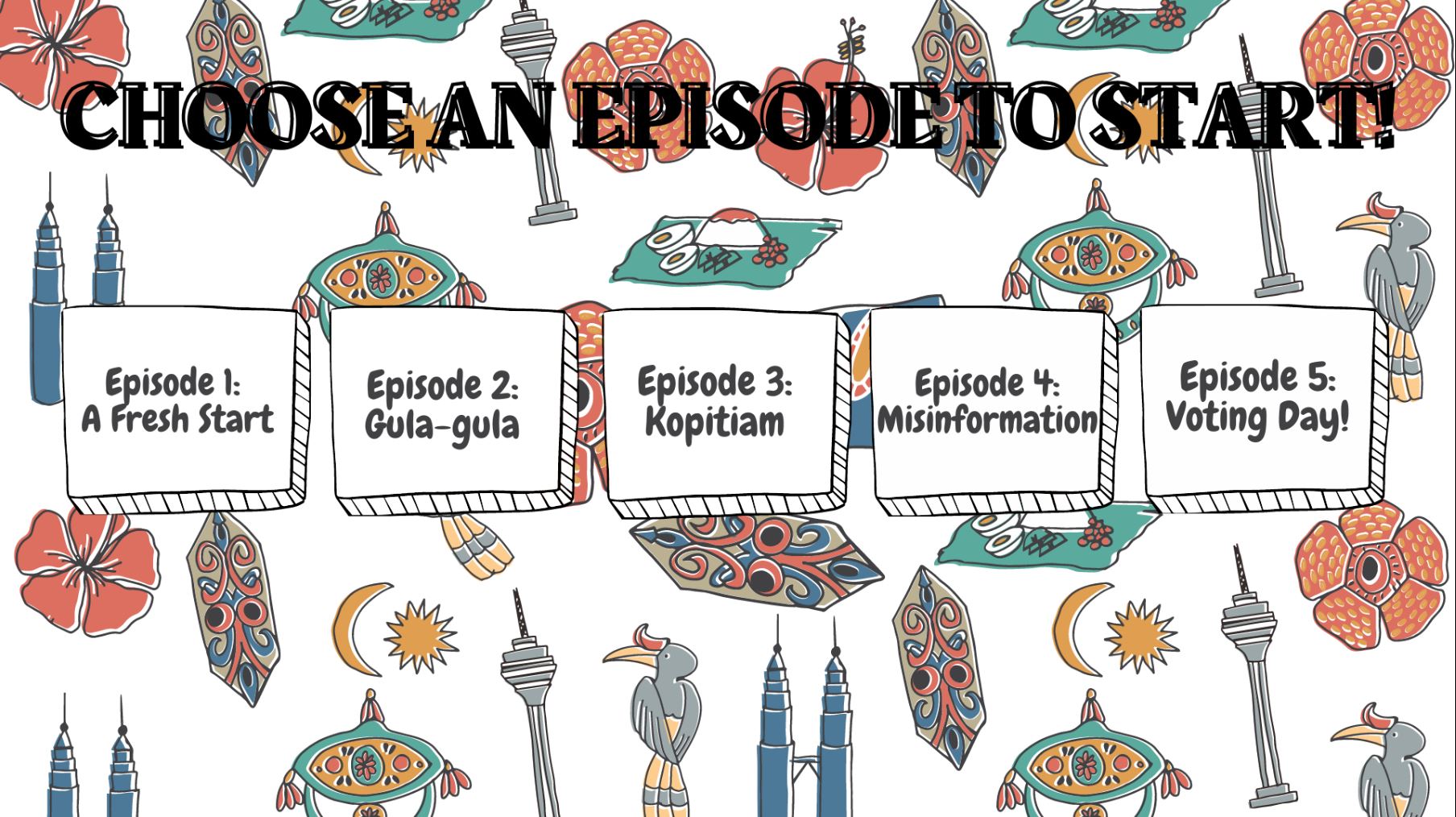 “麻麻档聊政治”(Politik Mamak)互动游戏