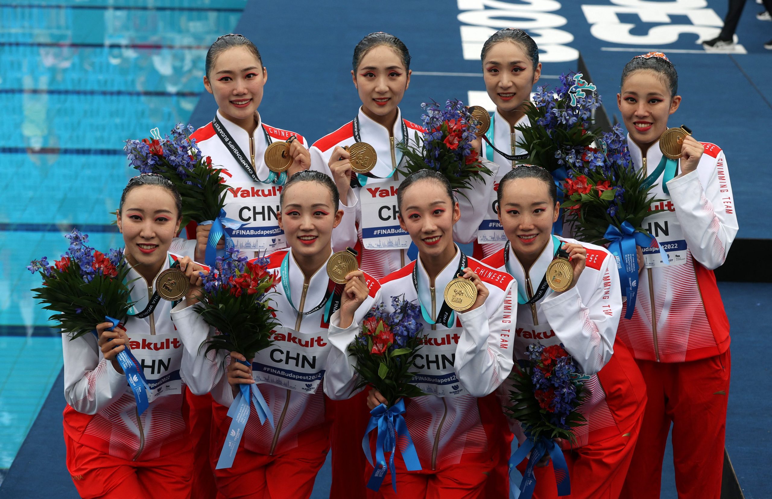 世界水上运动锦标赛| 《巾帼英雄》艳压全场  中国膺韵律泳总冠军