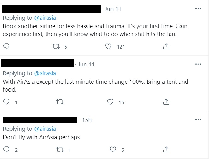 乘客抱怨及“追债”区