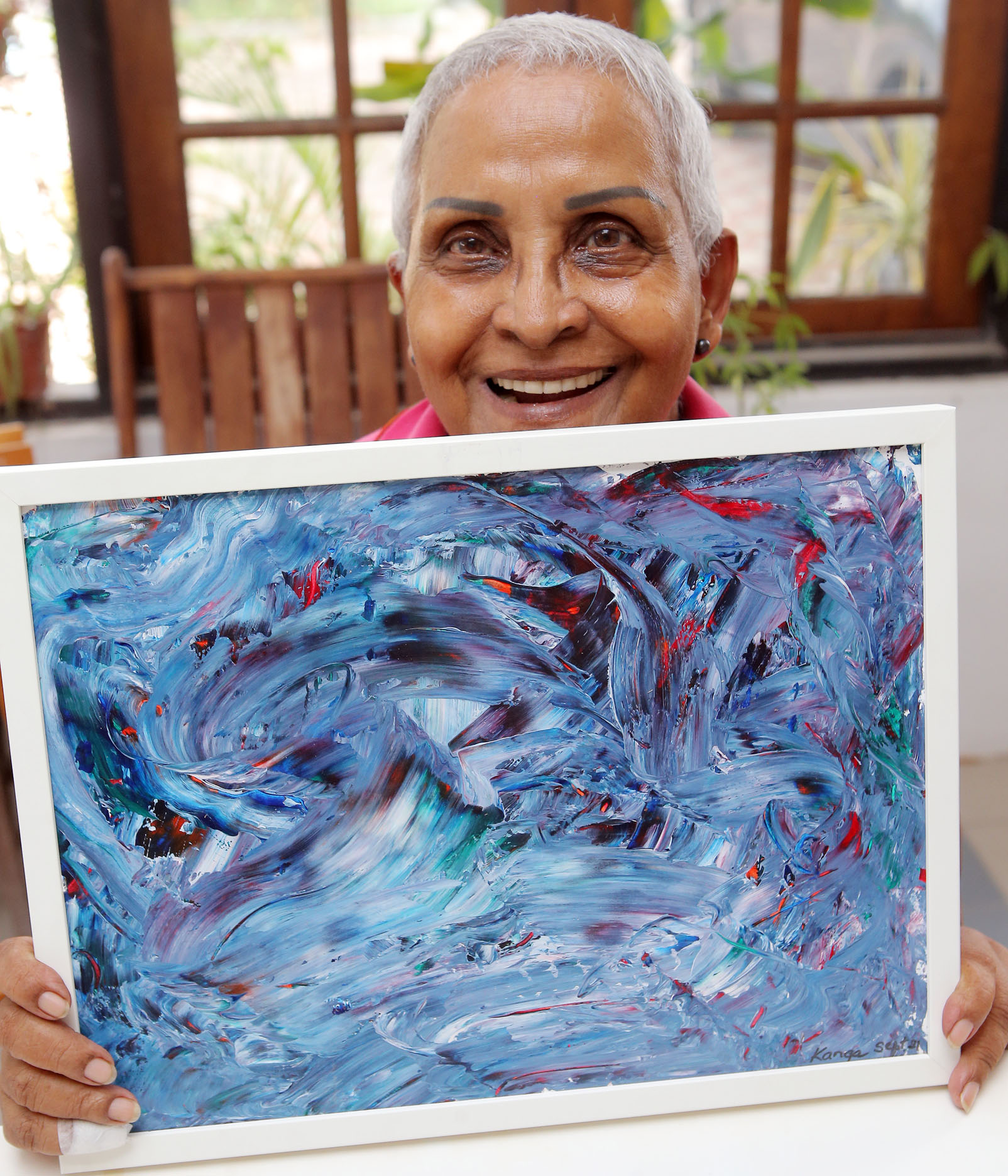 全国版／可下暖势力／学陶艺作画延缓病情  80岁失智妇女办艺术展