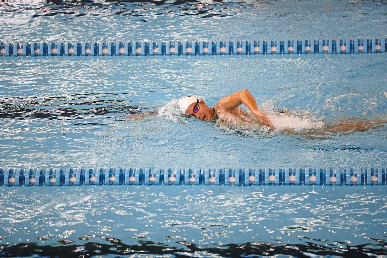 大马分龄游泳赛|破女百米自泳全国纪录 14岁卢昱冰新星闪耀