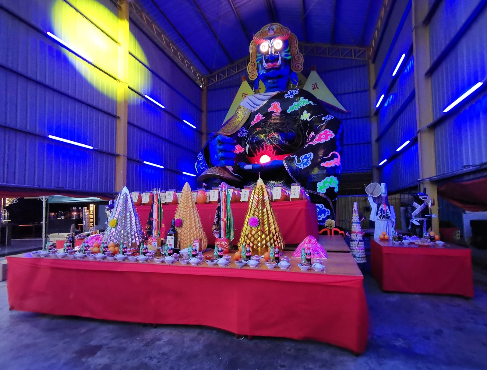 已审(大北马)吉打默贡斗母宫再突破,打造40尺高大士爷进行庆赞中元节。