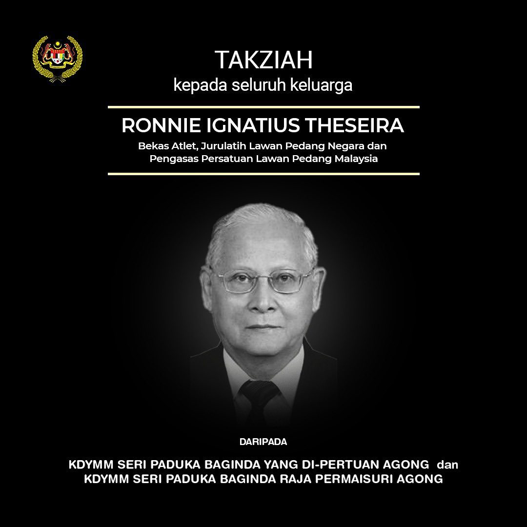 曾参加1964年东京奥运会  大马击剑传奇塞西拉逝世