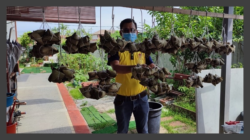 柔:版头之一:新马寺粽叶飘香 4000素粽庆端午