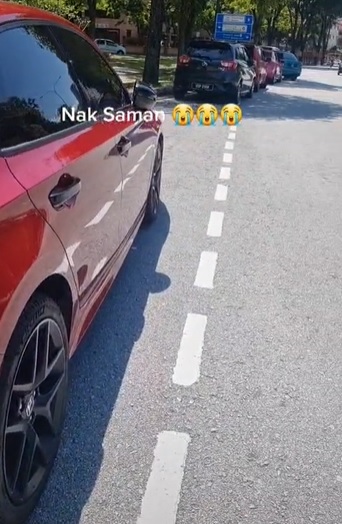 男子违例泊车留纸条 “别锁轮,开罚单给我!”