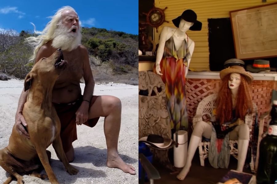 破产富豪隐居荒岛25年 「2女相伴」超满意!78岁想再找人陪了