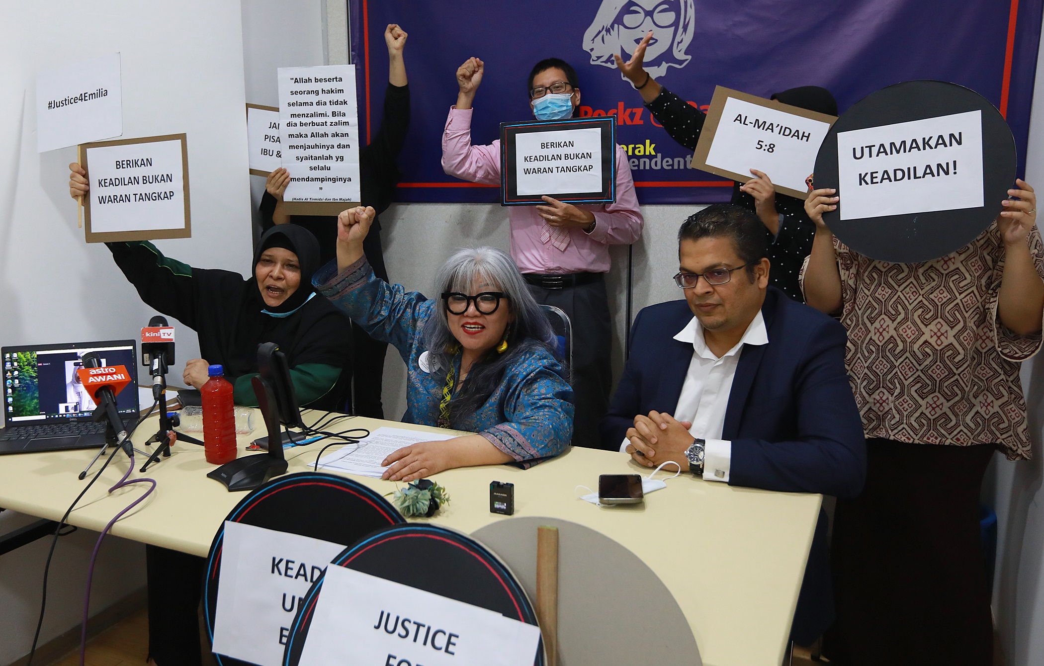 茜蒂卡欣记者会/纳莎集团联合执行主席拿督费沙前妻被判监禁7天案件