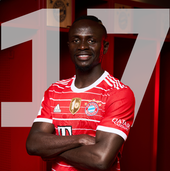  足球短讯|马内拜仁披17号战袍