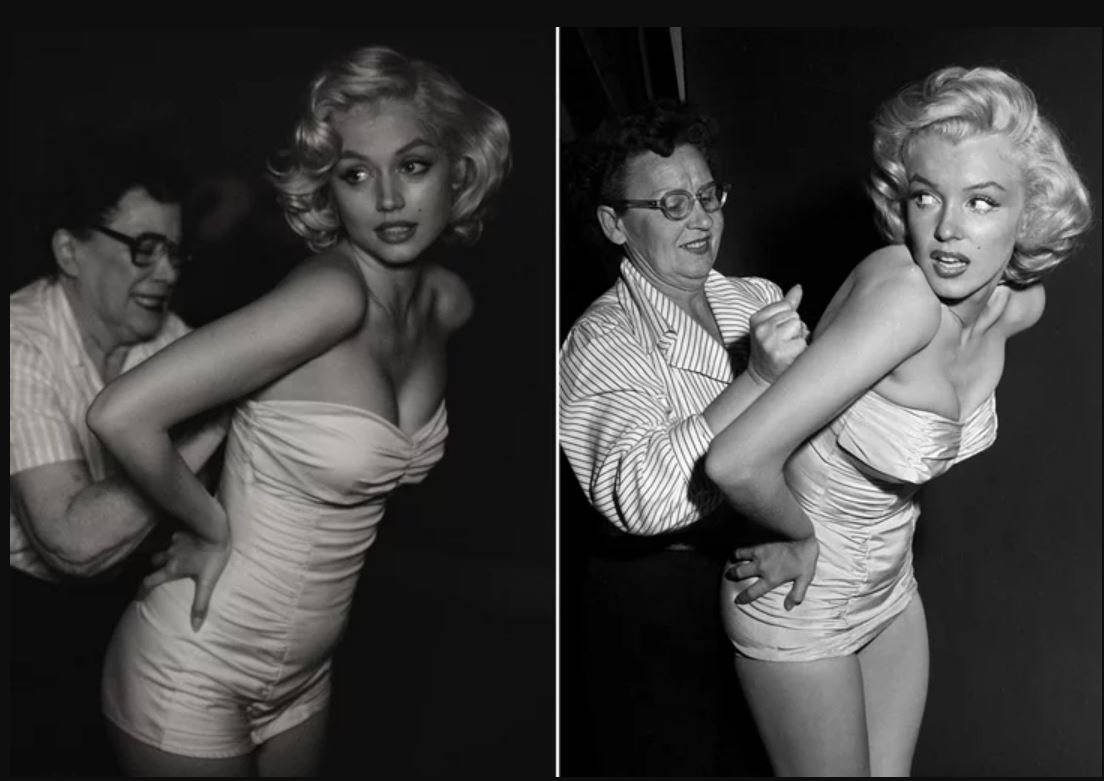 邦女郎性感神还原玛丽莲梦露  网惊叹本尊重现