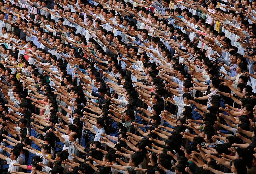 韩战72周年 朝鲜时隔5年再办反美集会