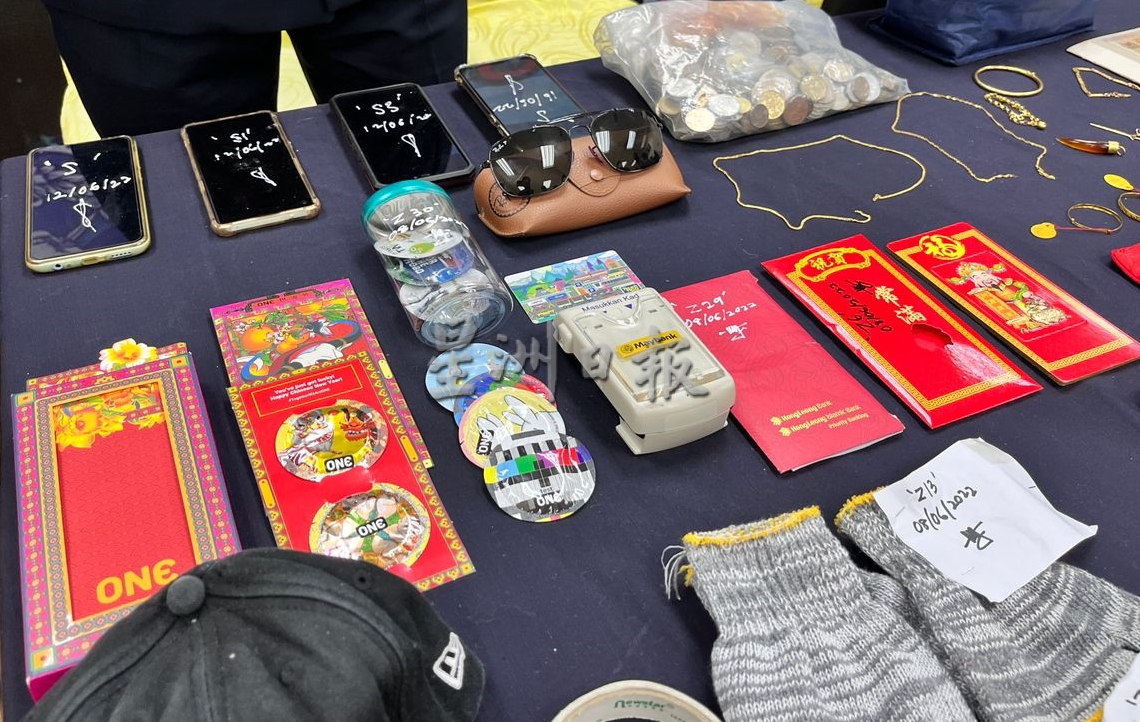 （古城版）男子5小时潜5住家偷窃遭警方扣查