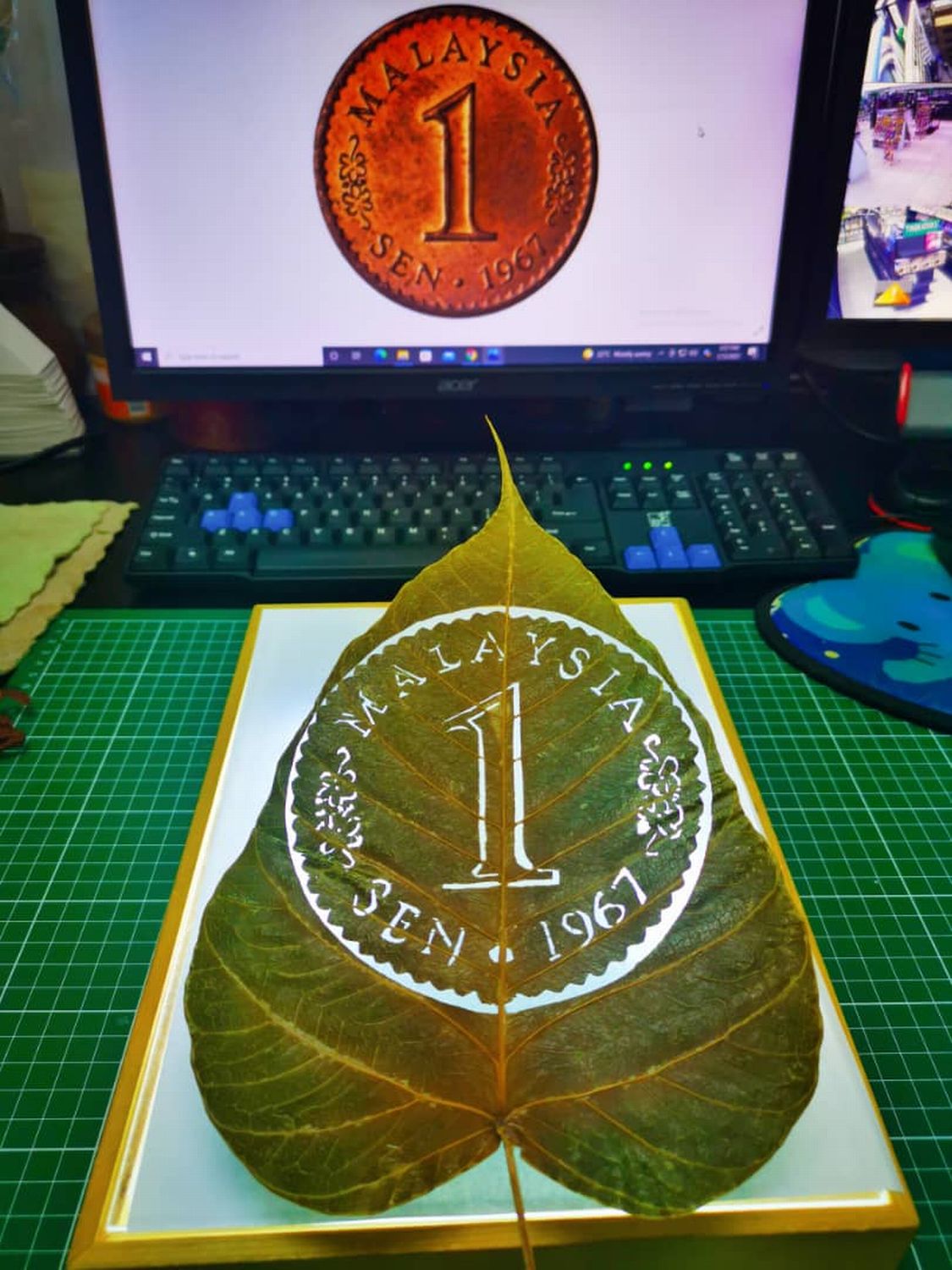 （古城第二版主文）叶子雕刻入大马纪录大全