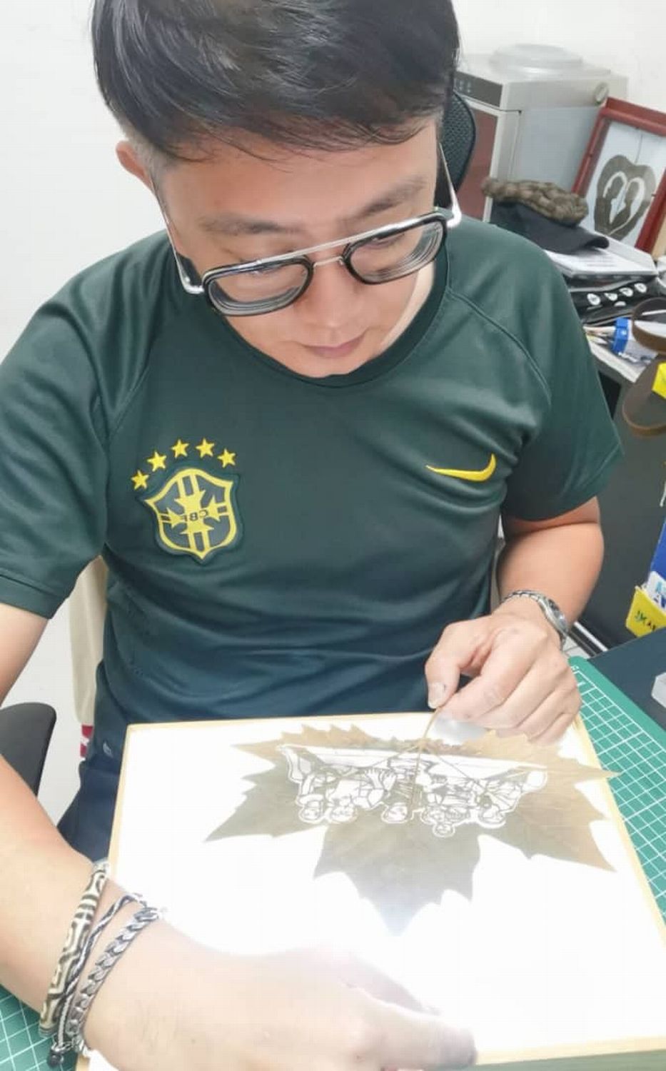 （古城第二版主文）叶子雕刻入大马纪录大全