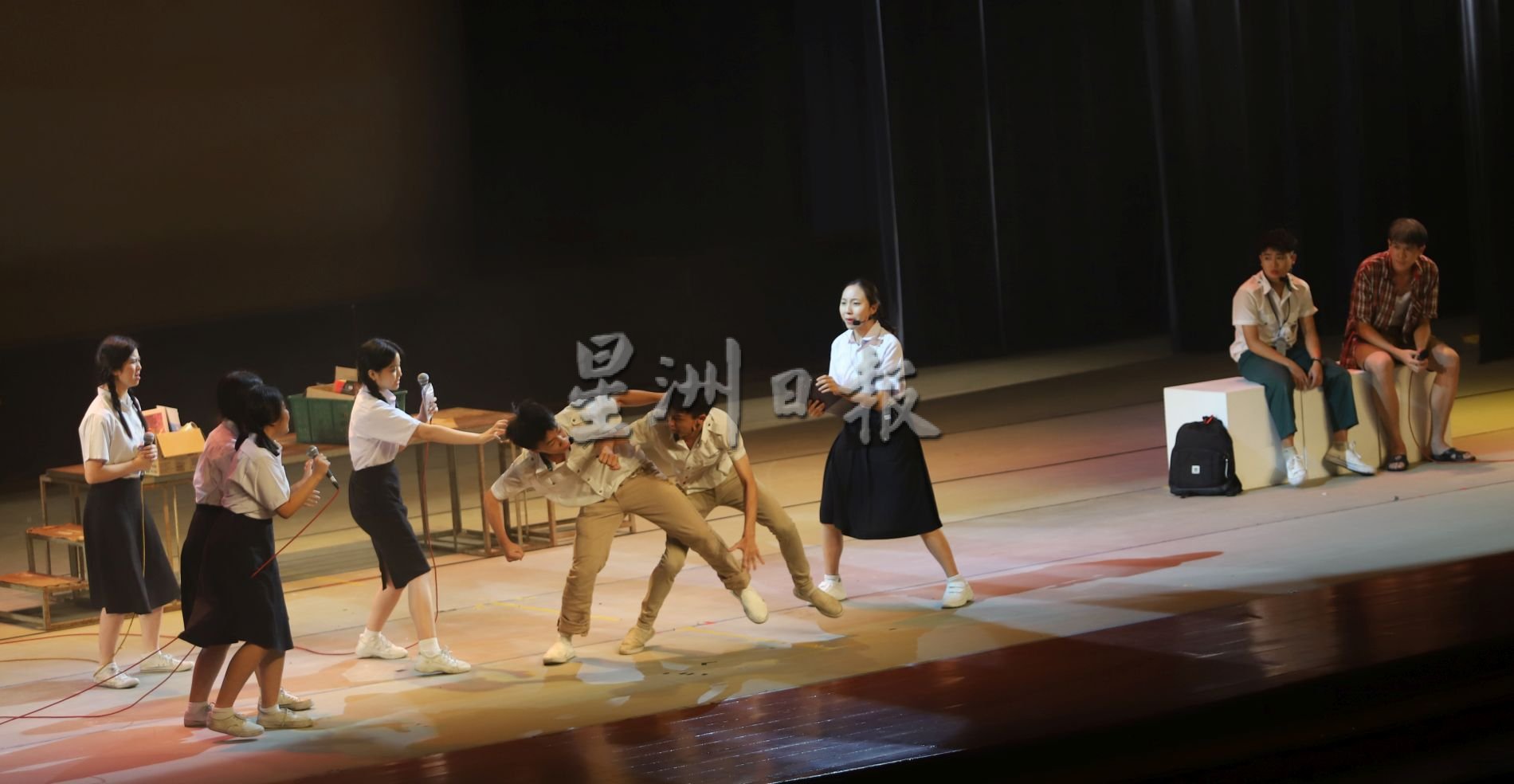 （古城第二版主文）培风《风启109》校庆文娱晚会彩排