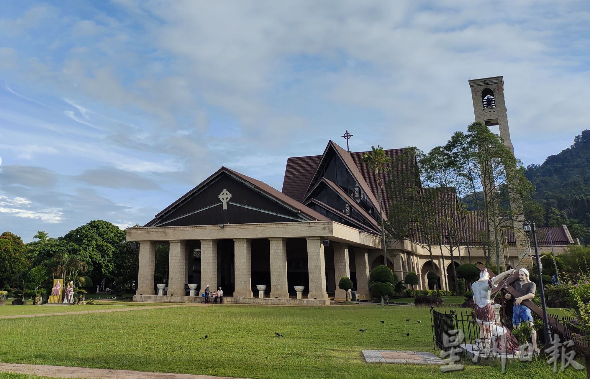 (大北马)60导游参加课程,准备把旅行团及游客带到大山脚圣安纳教堂