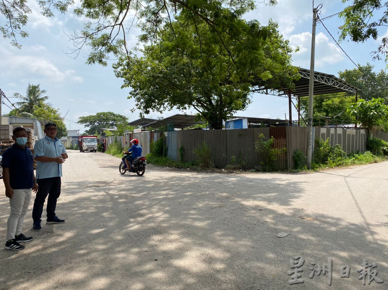 （大北马）北海双溪浮油兰花园住宅区内的道路将建限高架，禁止超过7.5吨重的重型罗里行驶。