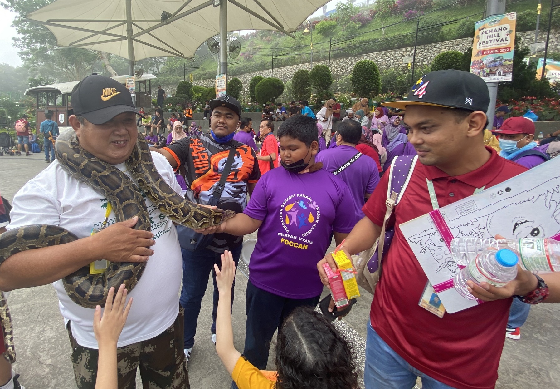 (大北馬)忘卻治療痛楚度過難忘週末,檳升旗山機構贊助42癌童上山