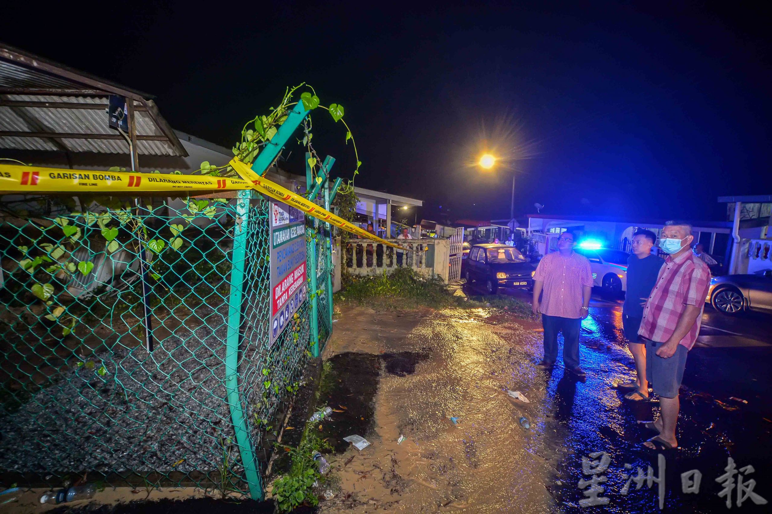 NS芙蓉/森都城花园遇大雨土崩,泥石倾泻波及住家,唯独石拿督庙“显灵”避过一劫