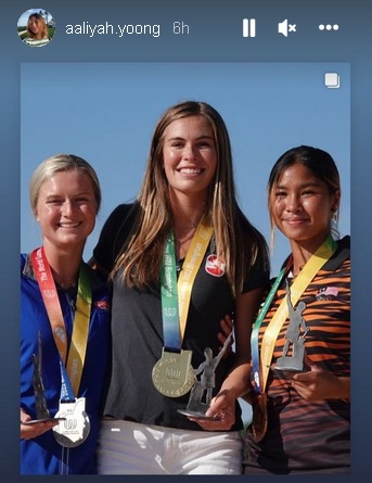 2022年世界运动会| 大马滑水创历史新页  熊艾丽雅首夺铜牌