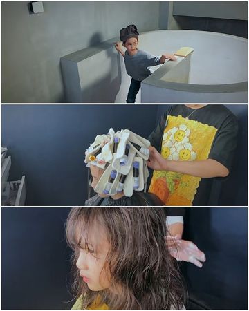 9岁多妹烫发爆口水战 黄磊护女：爱美是孩子天性	