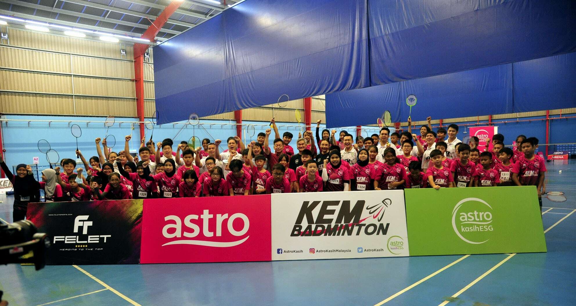 Astro Kem Badminton| 5站吸引1537幼苗参与  陈宝福：助球员实现羽球梦