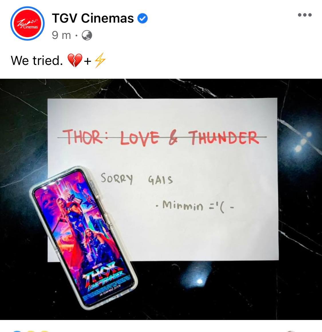 《雷神4》确定撤档 ​漫威迷哀嚎“拖不到了”