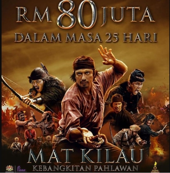 《Mat Kilau》票房四连冠 25天狂收8千万