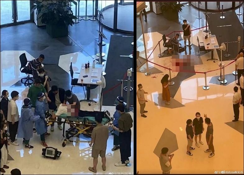 上海传持刀砍人事件  警方：疑因工作和雇主起纠纷