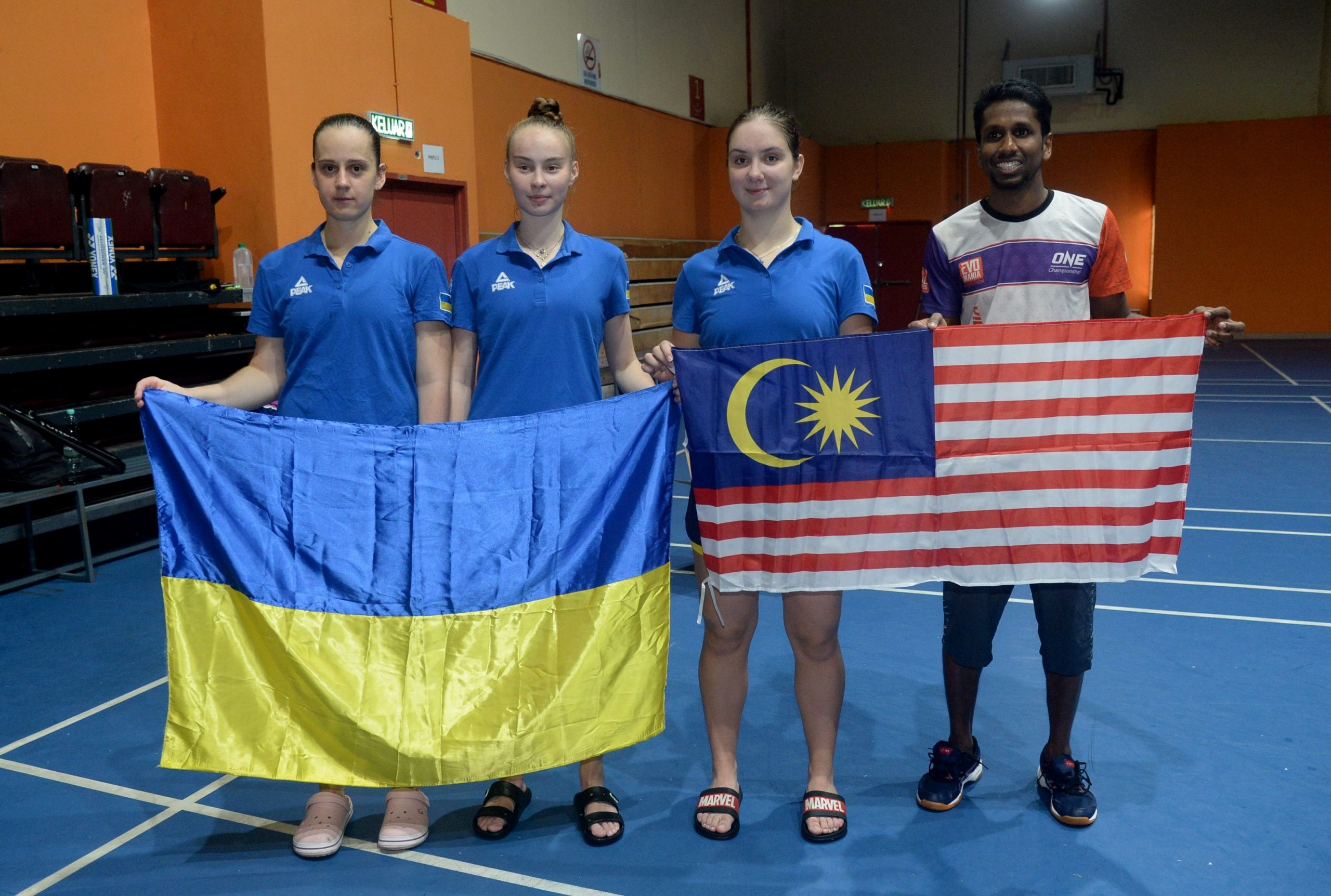 乌克兰球员逃亡大马训练  羽球，竟是奢侈品！