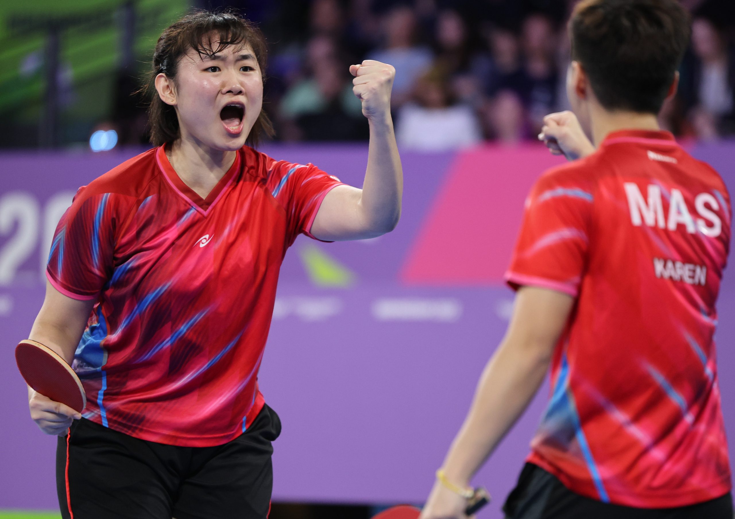 伯明翰共运会|淘汰卫冕冠军印度  大马女乒勇闯4强！