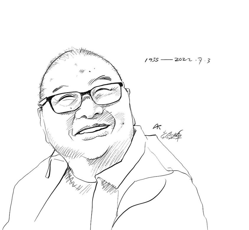 大马艺人哀思倪匡 关德辉作画悼念