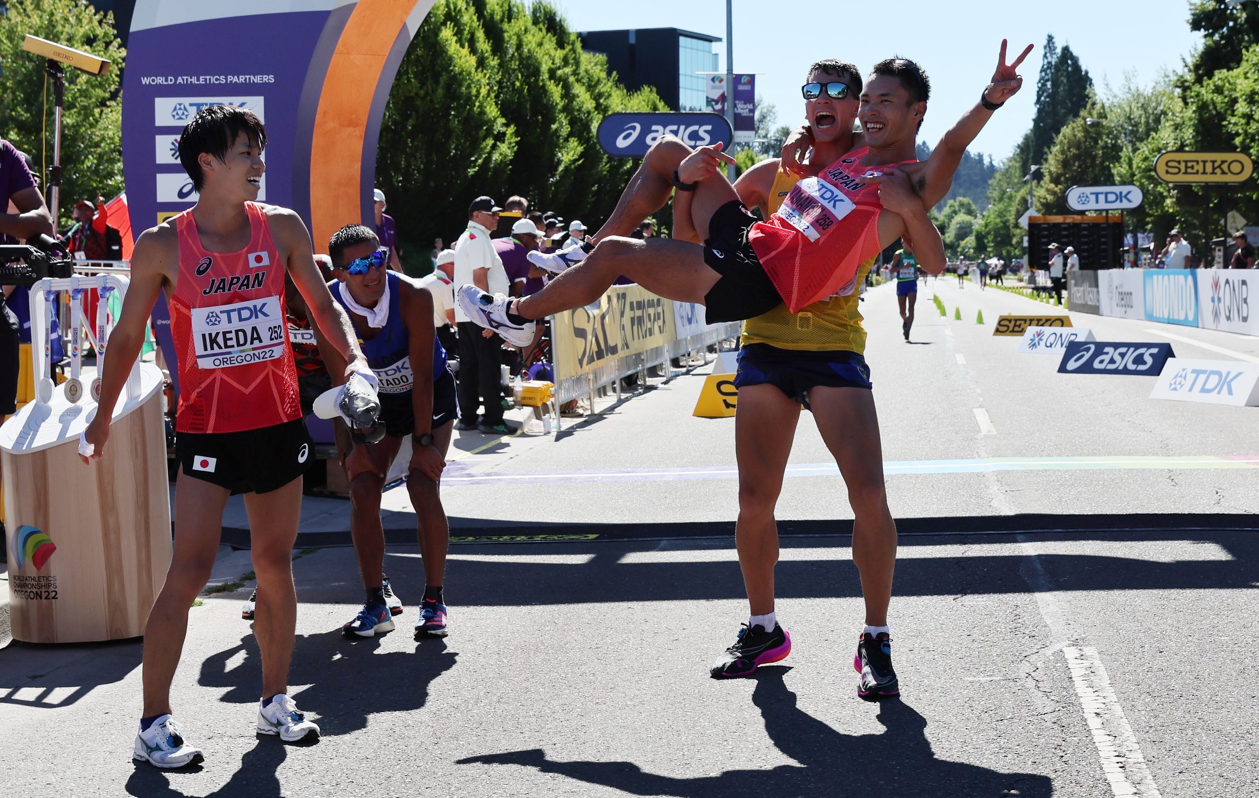 尤金世界田径锦标赛| 中国丢女20公里竞走江山 秘鲁选手爆冷夺第一金